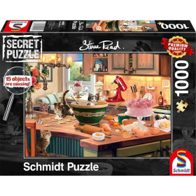 Schmidt Spiele Secret Puzzle - Am Küchentisch 1000...
