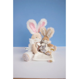 Doudou Hase Schmusetuch,weiss