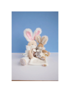 Doudou Hase Schmusetuch,weiss