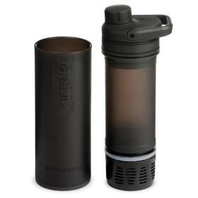 Grayl Ultrapress Purifier Bottle, Covert Black