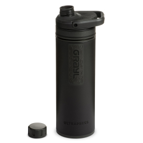 Grayl Ultrapress Purifier Bottle, Covert Black
