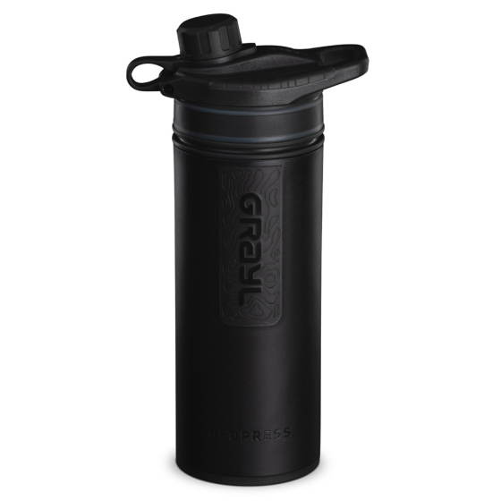 Grayl Geopress Purifier Bottle Covert Black