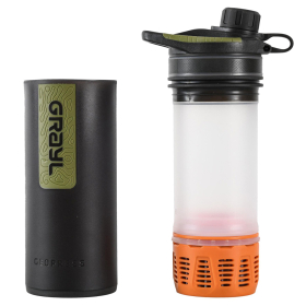 Geopress Purifier Bottle, Black Camo