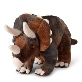 WWF Plüschtier Triceratops Braunbeige  23 cm