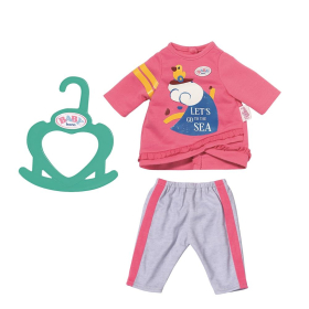 Zapf Creation Little Baby born Outfit 36cm (2) Freizeitoutfit pink