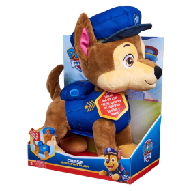 Spin Master Paw Patrol Feature Plush Chase, 32 cm