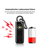 XR2 Taschenalarm & Personenschutz Gerät, schwarz