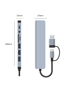 AAi Mobile 8 in 1 USB-C Hub Multiport Adapter