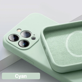 AAi Mobile Silikon MagSafe Case, iPhone 15 Pro Max, Cyan