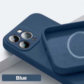 AAi Mobile Silikon MagSafe Case, iPhone 15 Pro, Blau