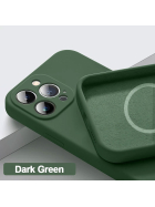 AAi Mobile Silikon MagSafe Case, iPhone 15 Pro Max, Dunkelgrün