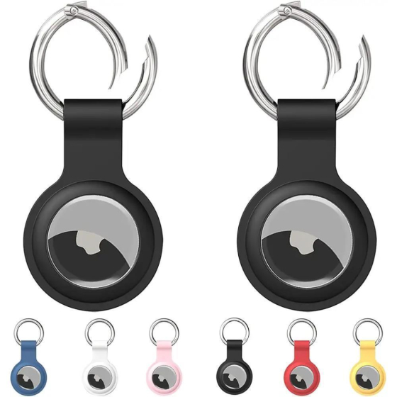 AAi Mobile Schlüsselanhänger für Apple AirTag, schwarz