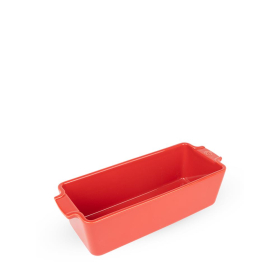 Peugeot Appolia Kuchenform aus Keramik, 31x11 cm, rot