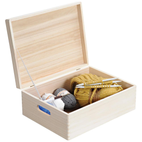 Kesper Aufbewahrungsbox mit Deckel Paulownia M