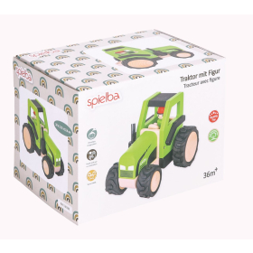 Spielba Traktor mit Figur 100% FSC