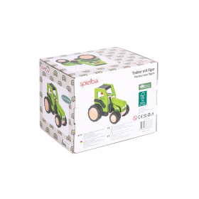 Spielba Traktor mit Figur 100% FSC