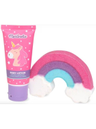 Martinelia Einhorn Badeset mit Badebombe & Lotion