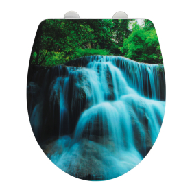 Wenko WC-Sitz Wasserfall Acryl