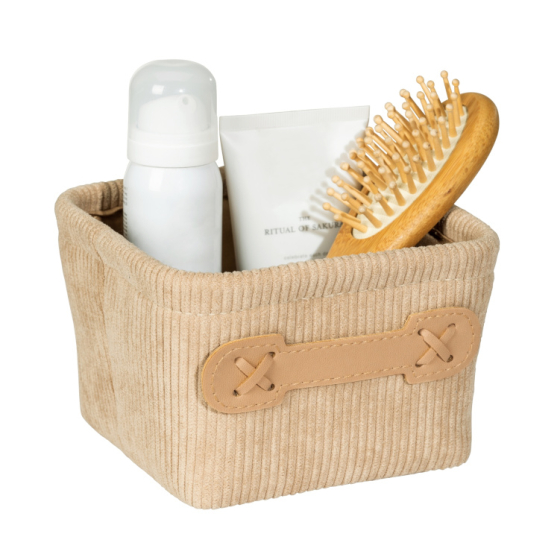 Wenko Badkorb Anela mini, square, e, beige