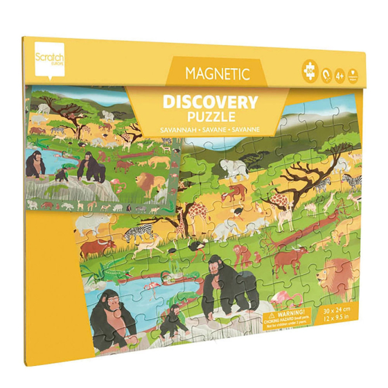 Scratch Magnetpuzzle Savanne gross