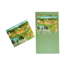 Scratch Magnetpuzzle Savanne gross