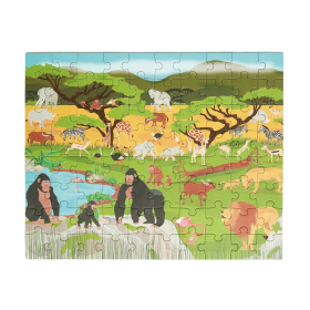 Scratch Magnetpuzzle Savanne gross