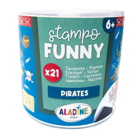 Aladine Kinder Stempel Funny Piraten