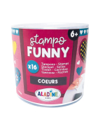 Aladine Kinder Stempel Funny Herzen