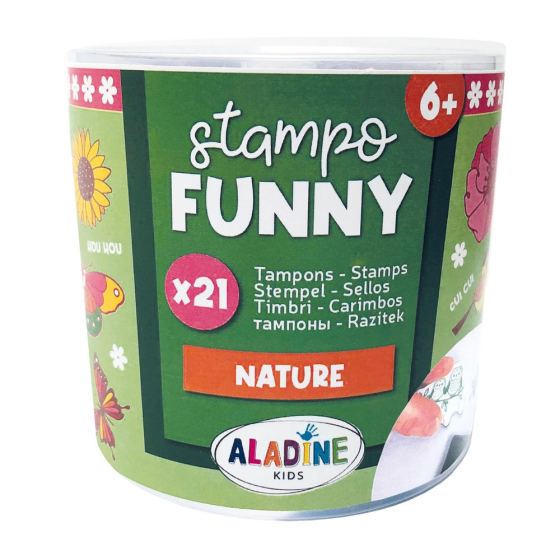 Aladine Kinder Stempel Funny Natur