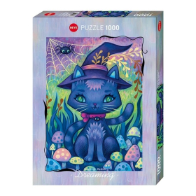 Heye Puzzle Witch Cat Standard 1000 Teile