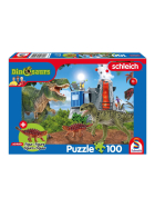 Puzzle Dinosaurs Dinosaurier der Urzeit, 100 Teile (inkl. Figur)