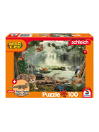 Puzzle Wild Life im Regenwald, 100 Teile (inkl. Figur)