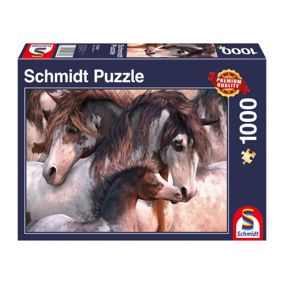 Puzzle Pinto-Herde, 1000 Teile