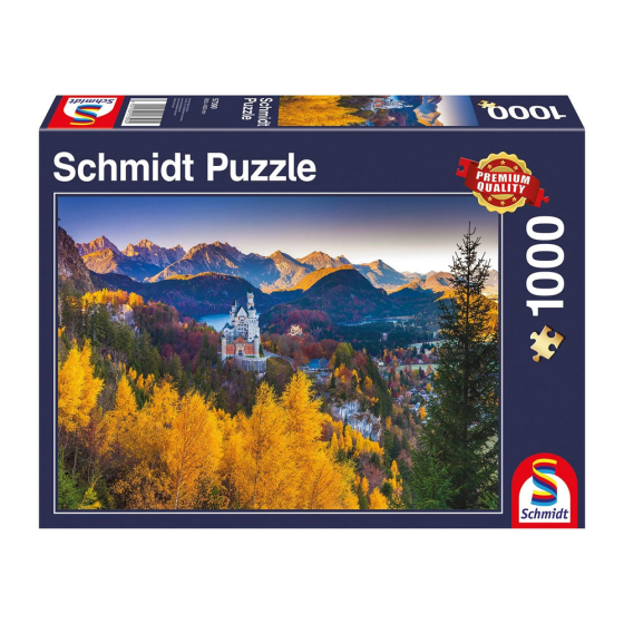 Puzzle Herbstliches Neuschwanstein, 1000 Teile