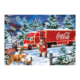 Schmidt Spiele Coca Cola Christmas-Truck 1000 Teile