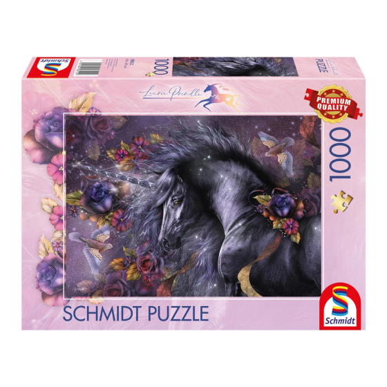 Puzzle Blaue Rose, 1000 Teile