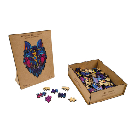 Philos Artefakt Holzpuzzle 2 in 1 Wolf, 180 Teile