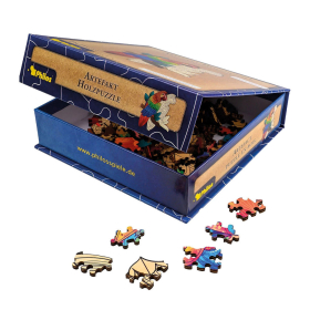 Philos Artefakt Holzpuzzle 2 in 1 Papagei, 172 Teile