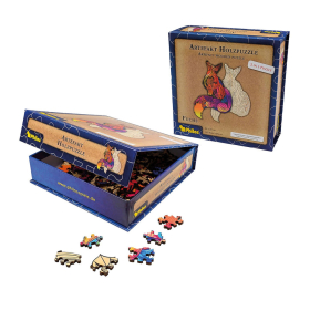 Philos Artefakt Holzpuzzle 2 in 1 Fuchs, 143 Teile