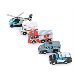 Tender Leaf Toys Rettungsfahrzeuge