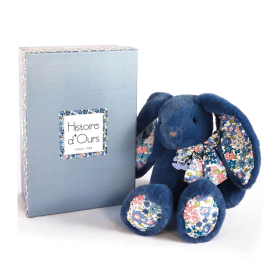 Doudou Copain Calin Hase, blau 25cm