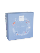 Doudou Wal mit Schmusetuch, blau 15cm