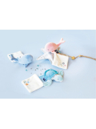 Doudou Wal mit Schmusetuch, blau 15cm