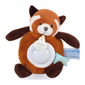 Doudou Unicef Nachtlicht Roter Panda 15cm