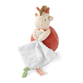 Doudou Giraffe mit Schmusetuch 15cm