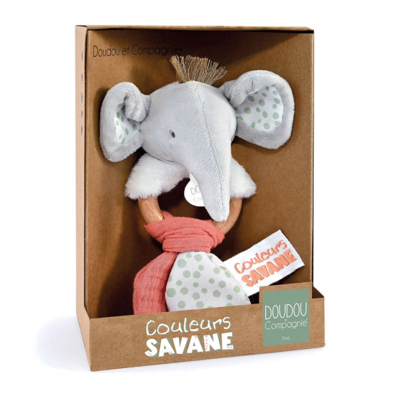 Doudou Elefant Rassel 15cm