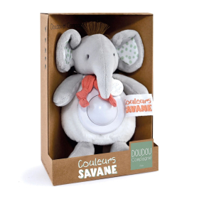 Doudou Nachtlicht Elefant 15cm