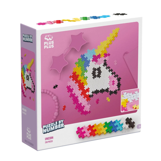 Plus Plus 250 Kreativ Bausteine Puzzle Einhorn