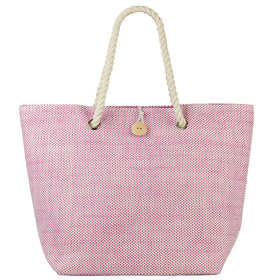 Beco Strandtasche pink/weiss