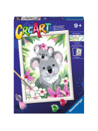Ravensburger CreArt - Malen nach Zahlen - Koala Cuties